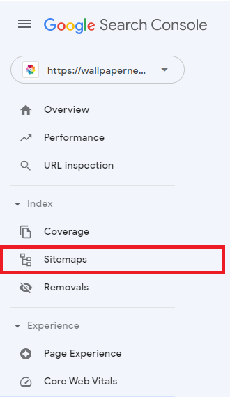 Add sitemap in Google Search Console