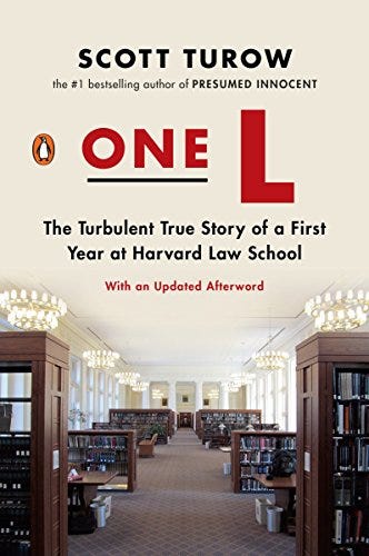 One L: The Turbulent True Story of a First Year at Harvard Law School PDF