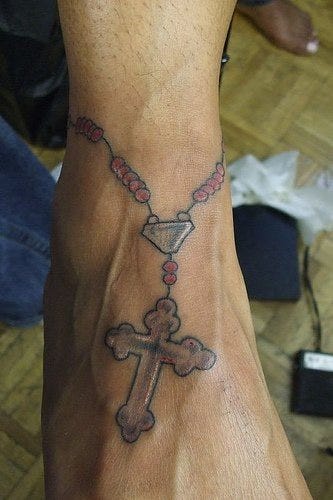 Ankle Tattoo 1107