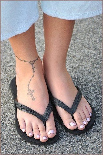 1030 ankle tattoo