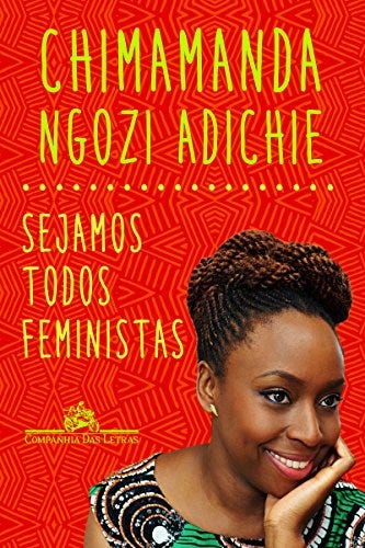 Capa do livreto “Sejamos Todos Feministas”, de Chimamanda Adichie.