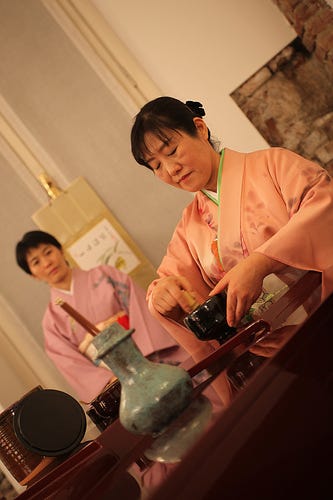the Motivation for a Japanese Tea Ceremony