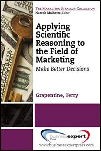 Book cover of Applying Scientific Reasoning to the Field of Marketing by Terry Grapentine