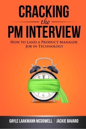 Cover of the book “Cracking the PM Interview”