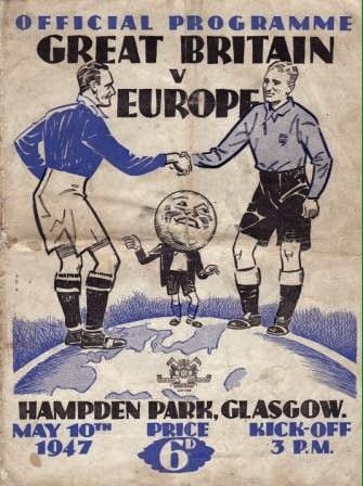 match rest europe britain century beat 1947 football