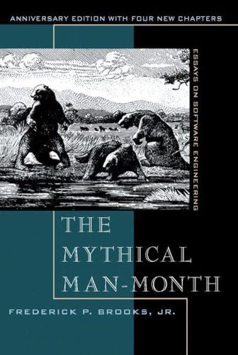 The book, Mythical Man-Month, by Fred Brooks