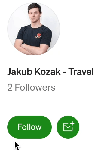 Jakub Kozak Travel — Follow