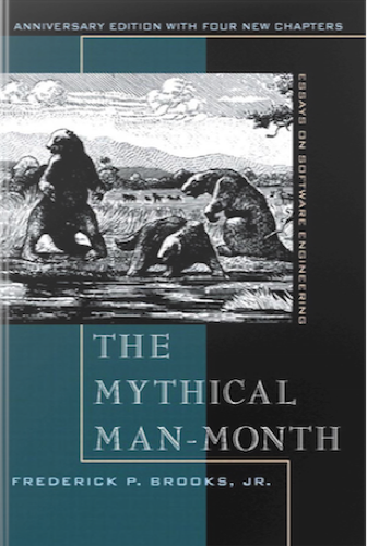 Cover of the book “The Mythical Man-Month”