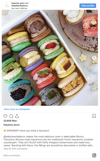 sell macarons online