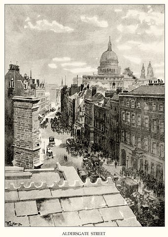 Aldersgate Street, 1891