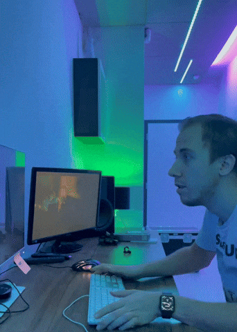 Programmer hits the keybaord off his head whilst stressed.