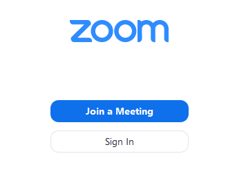 Instruction to sign in Zoom