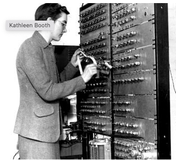 Kathleen Booth at work