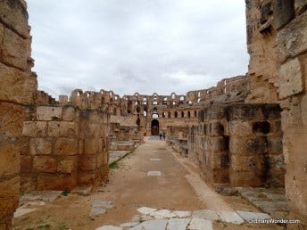 Entering by the main entrance