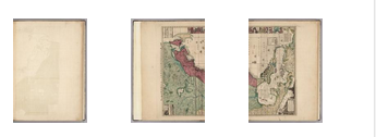 Three thumbnails of a coloured map all in a row