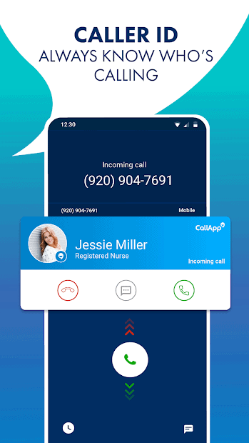 CallApp identifies all numbers — even those not saved as a contact