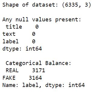 Exploring dataset