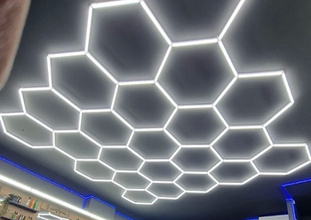 Bathroom Honeycomb LED Lighting