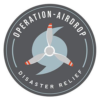 Operation Airdrop Disaster Relief Logo