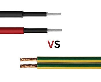 How is a PV cable different from a regular electrical cable?
