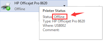 HP officejet pro 8620