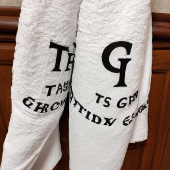 personalised bath towels