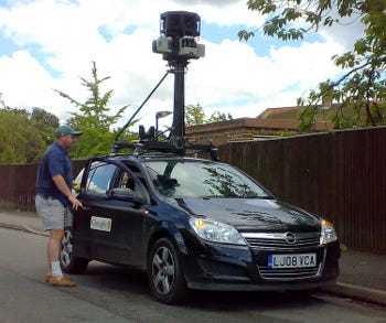 2010 google street view car UK