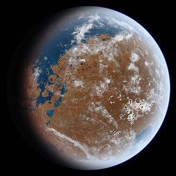 Mars in its early years