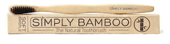 Image: Bamboo biodegradable tooth brush.