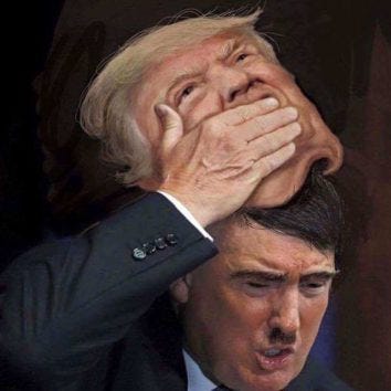 Image result for trump hitler