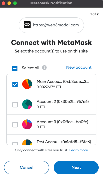 MetaMask wallet