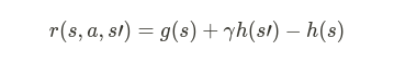 Adversarial inverse RL reward function