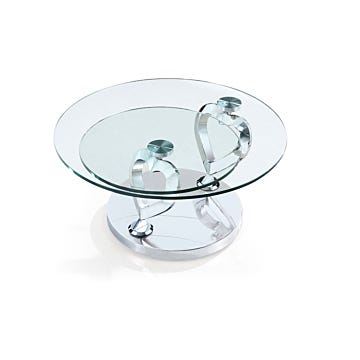 modern glass coffee table