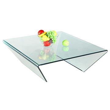 modern glass coffee table