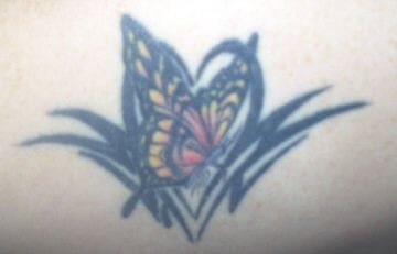 1039 butterfly tattoo