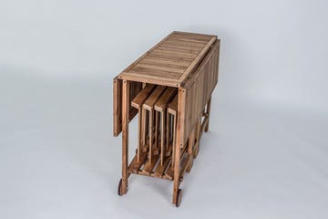 folding wooden dinning table