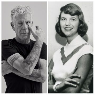 Anthony Bourdain (left) and Sylvia Plath (right). Two preeminent figures in their respective fields who tragically ended their lives at the peak of stardom.