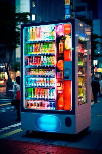 soda can vending machine