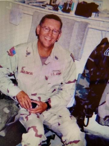Chris Jadlowski in Iraq.
