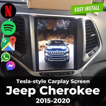 Tesla-style Carplay Screen to Keep Cherokee