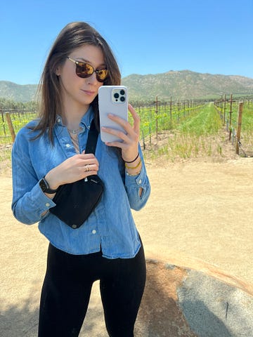 Me on a Vinyard in Ensenada, Mexico.