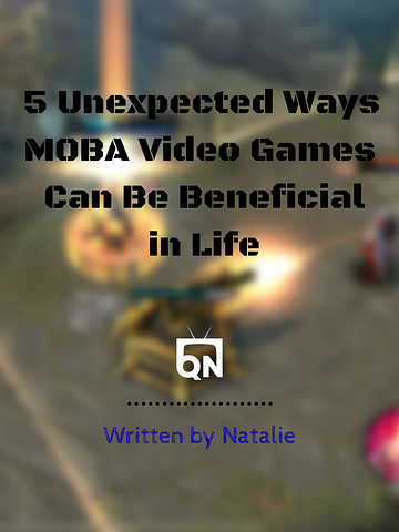 Graphic blurry photo MOBA game