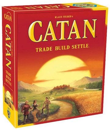 The official CATAN game box.