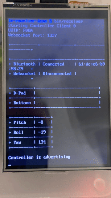 Bluetooth peripheral running on a Raspberry Pi