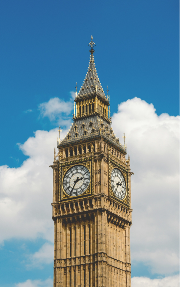 Photo of big ben representing a temporal landmark