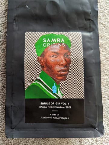 Samra Origins Coffee volume 1 bag