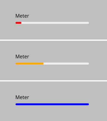 progress bar with 3 stages