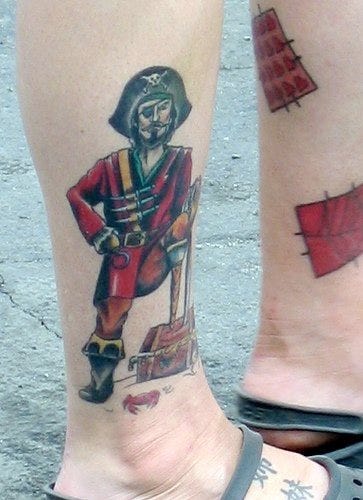 Ankle Tattoo 1079