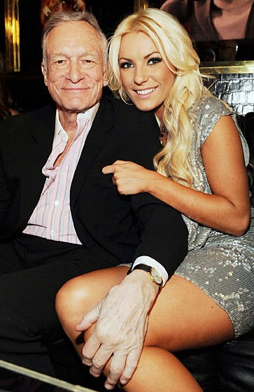 Hugh Hefner buys love