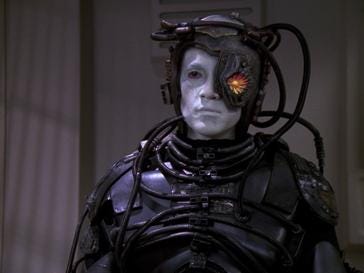 An image of the Borg Hugh from Star Trek: The Next Generation